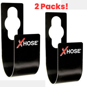 Set of 2 Xhose Pro Metal Garden Hose Hanger Holder and Support